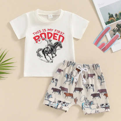 Baby This Is My First Rider Romper