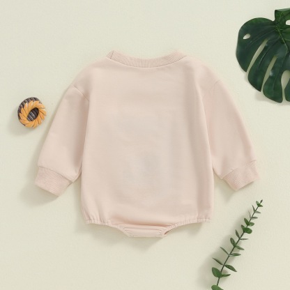 Cow embroidered long sleeve Ha clothes