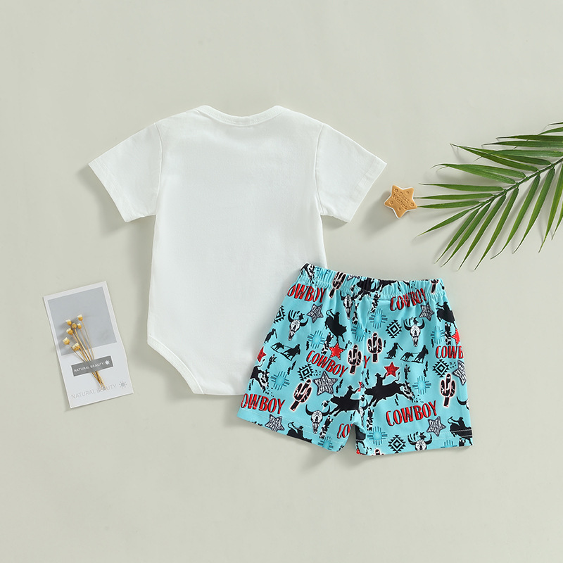 Baby Bull Head Print Set