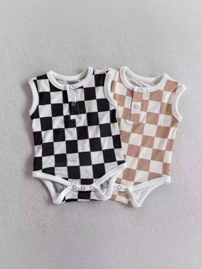 Triangle Crawl Suit Romper