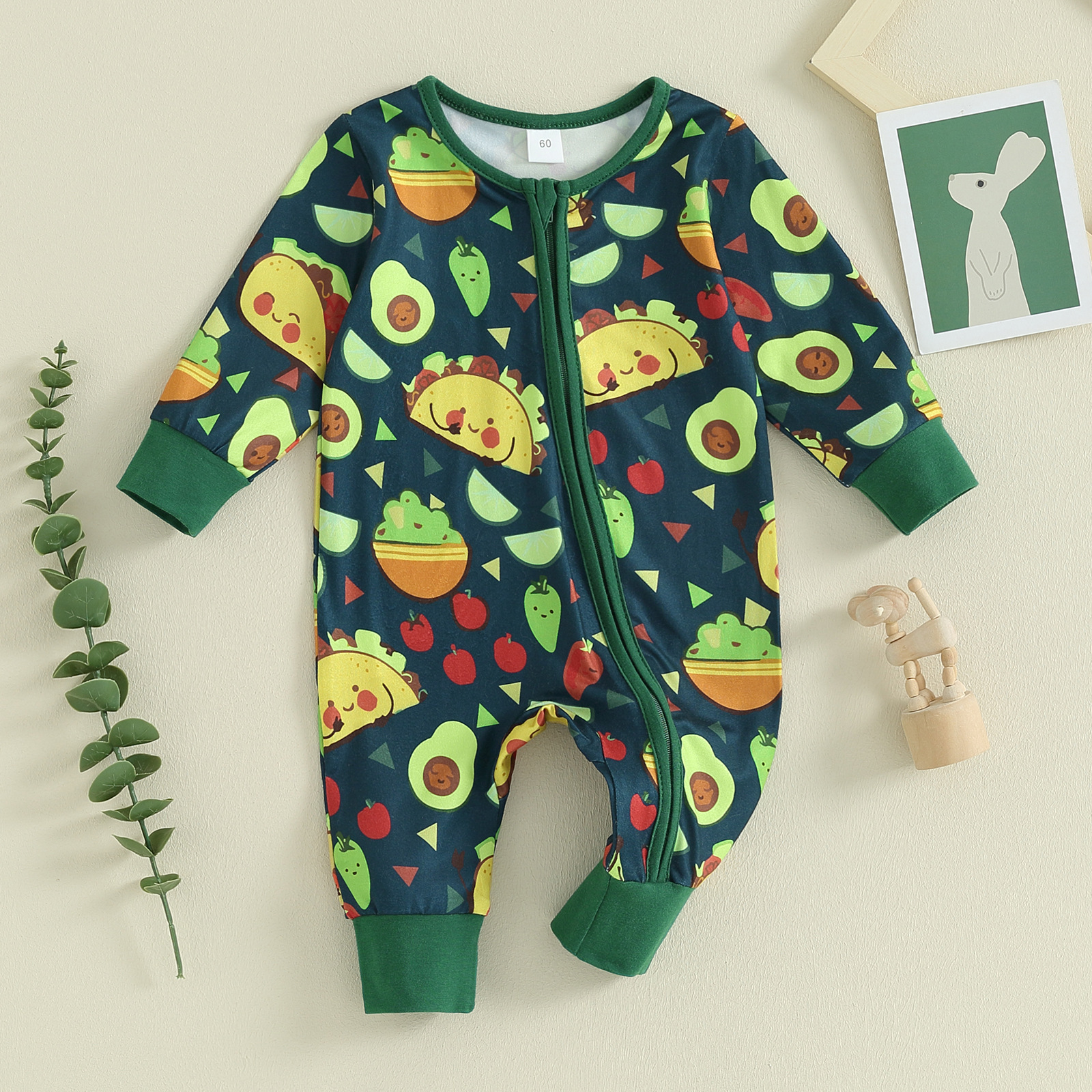 Baby Animal Print Romper