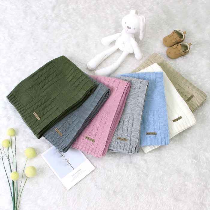Unisex Baby Knitted Windproof Blanket