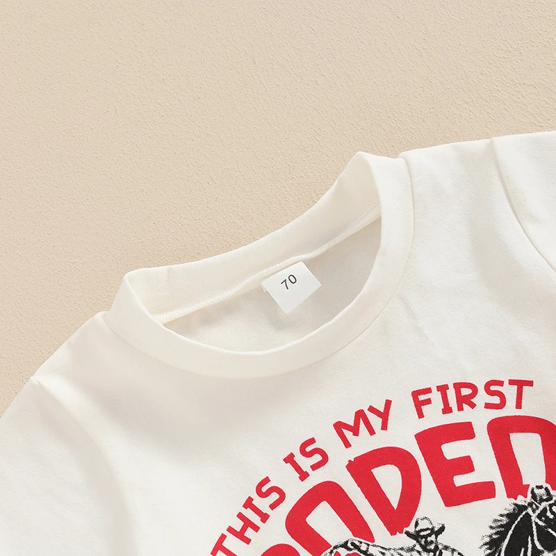 Baby This Is My First Rider Romper