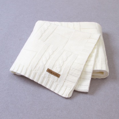 Unisex Baby Knitted Windproof Blanket