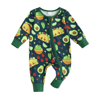 Baby Animal Print Romper