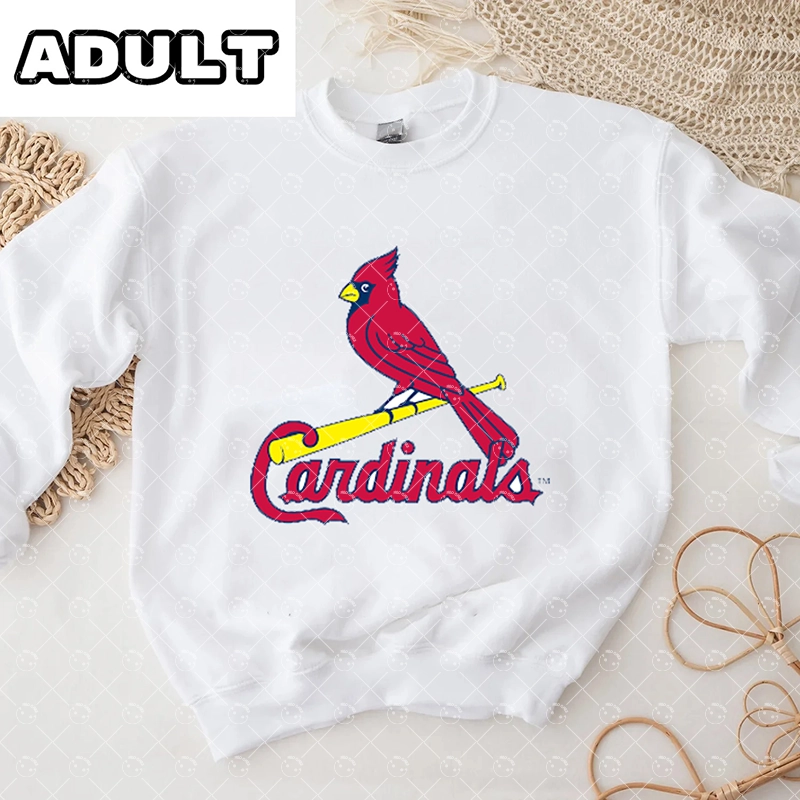 BabyCardinals Baseball Romper and Adult Sweatshirt