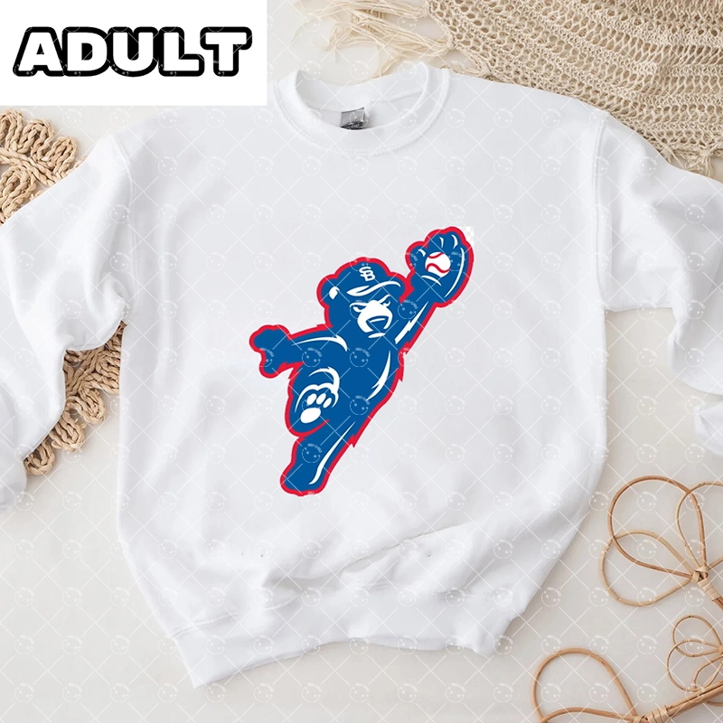 Baby Chicago Cubs  Baseball Romper and Adult Sweatshirt