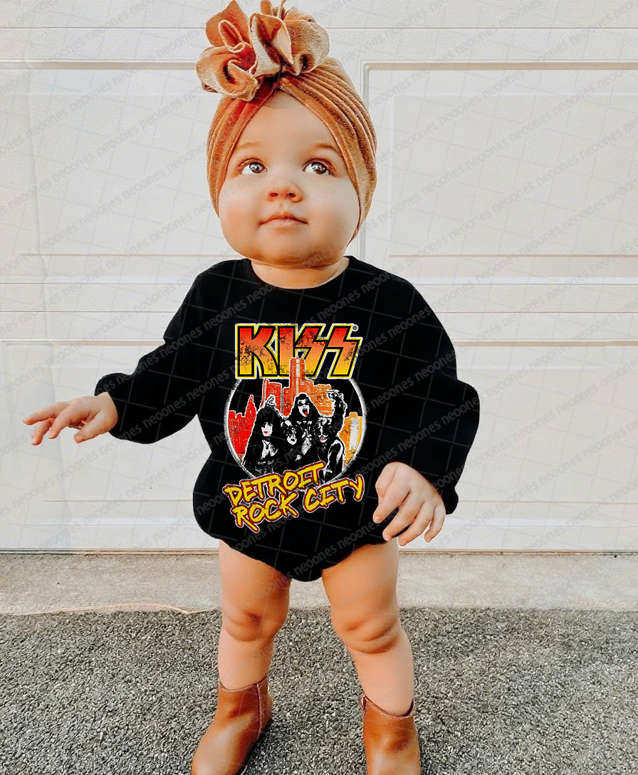 Band Romper And Matching Adult Hoodie