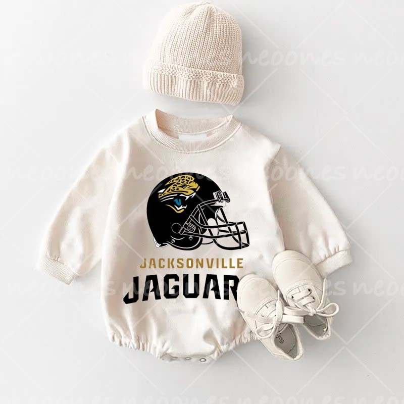 baby Jacksonville jaguars football Romper and Adult Sweatshirt