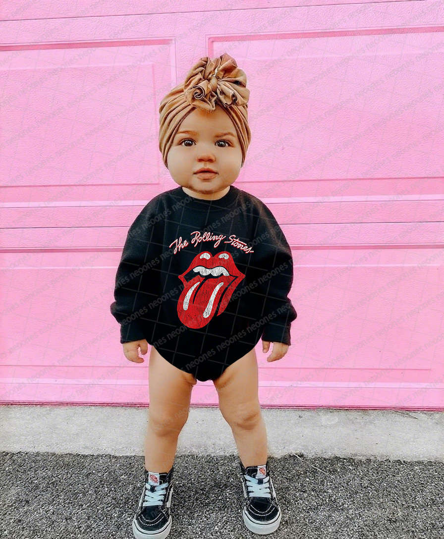 Band Romper And Matching Adult Hoodie