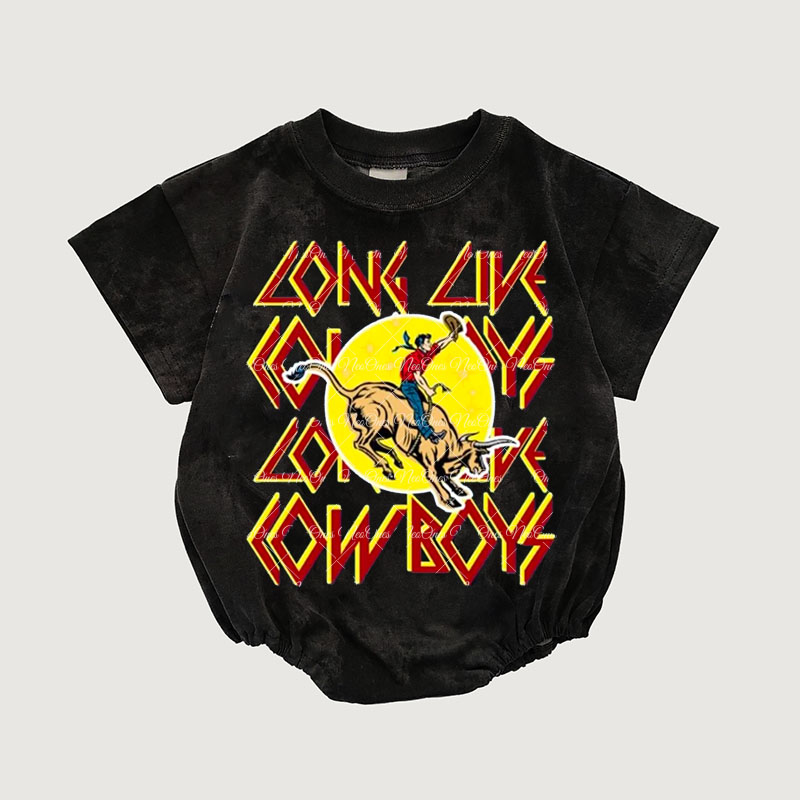 Baby Cow Print Romper