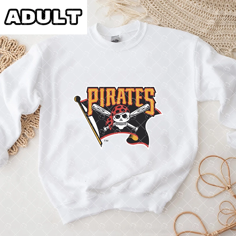 Baby Pittsburgh Pirates  Baseball Romper and Adult Sweatshirt