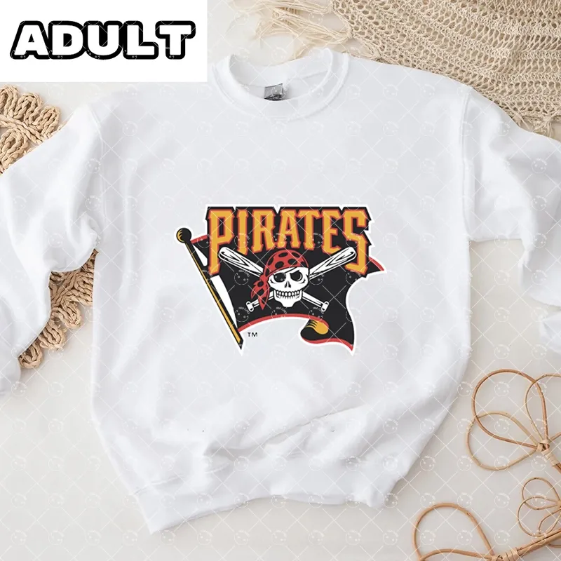 Baby Pittsburgh Pirates  Baseball Romper and Adult Sweatshirt