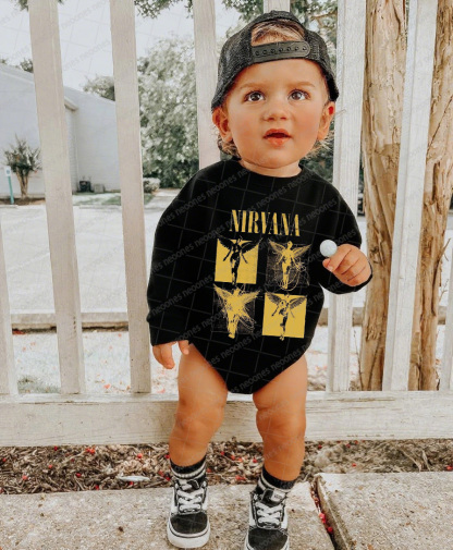 Band Romper And Matching Adult Hoodie