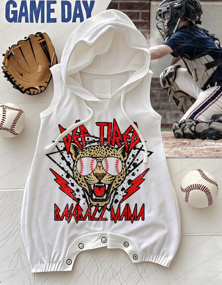 Baby Baseball Print Romper