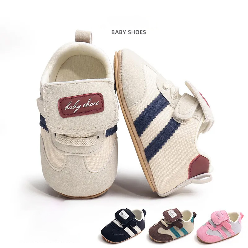 Casual toddler shoes with rubber soles and non-slip shoes