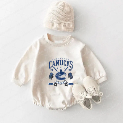 Baby Romper Vancouver Canucks And Adult T-Shirt