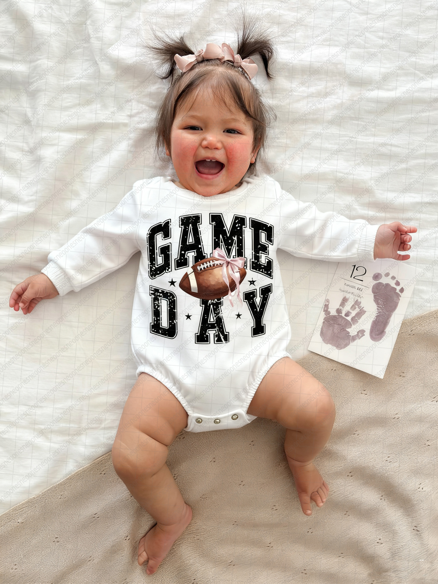 Baby Football Romper