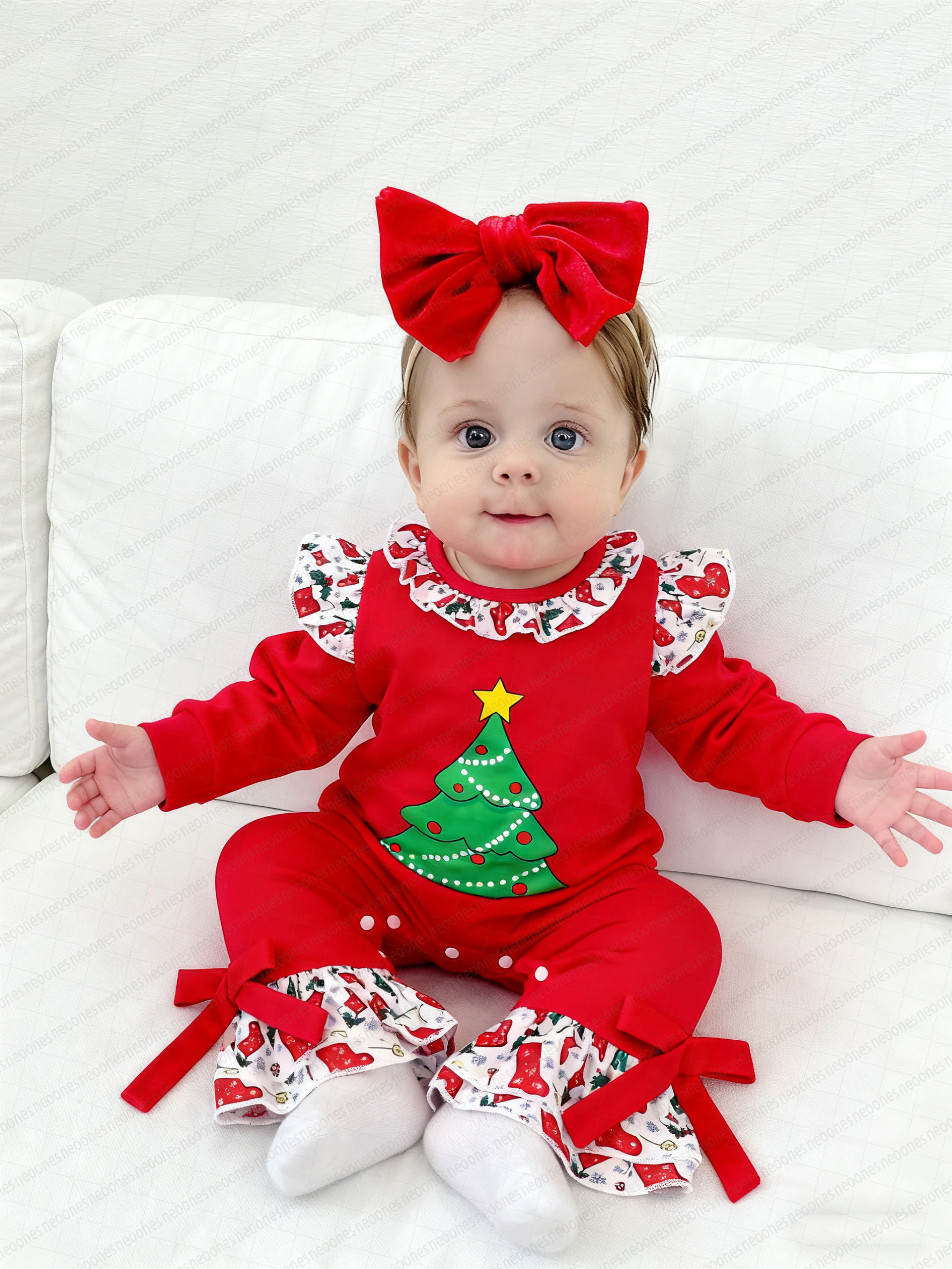 Baby Christmas romper