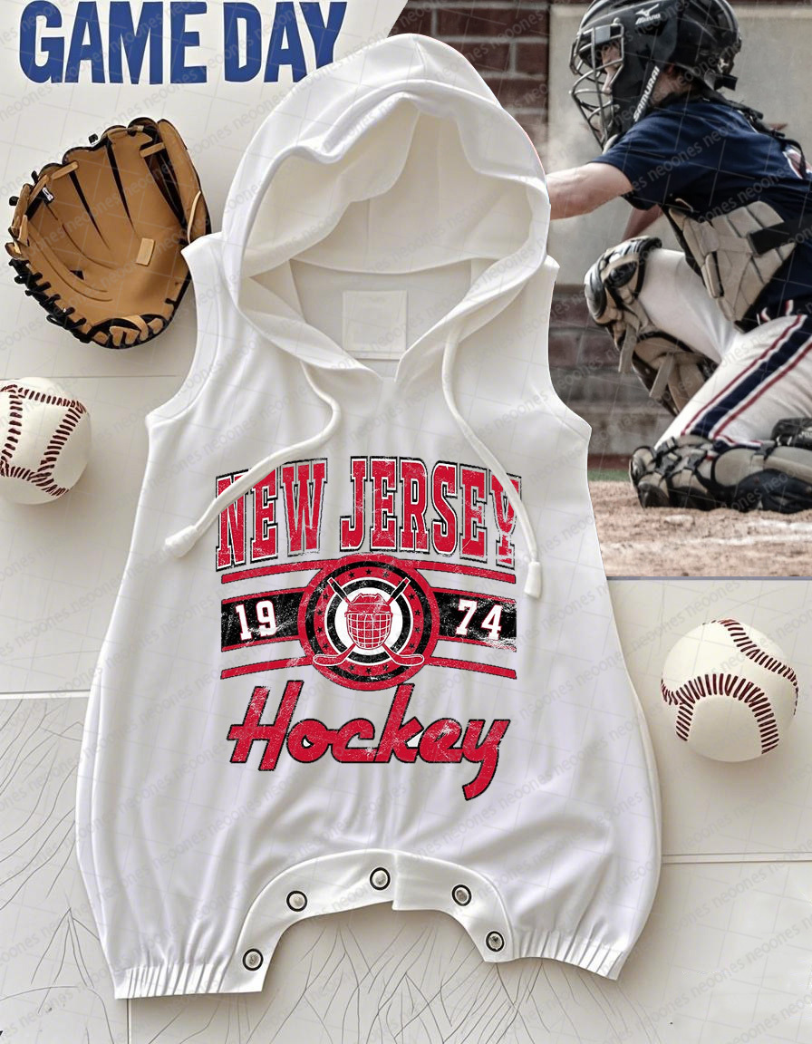 Baby Baseball Print Romper