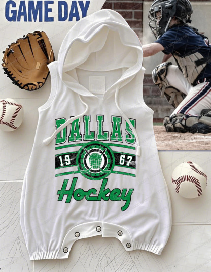 Baby Baseball Print Romper