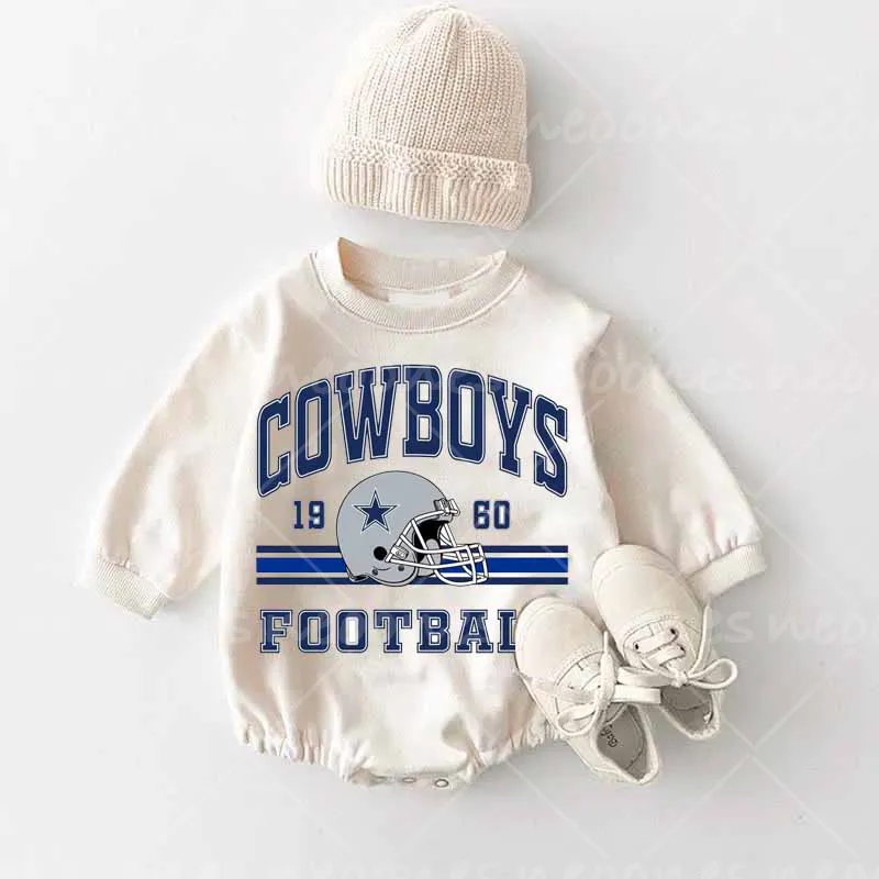 Baby football Romper and Adult Sweatshirt