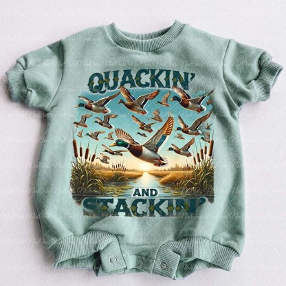 Baby Stackin' n Quackin' Romper