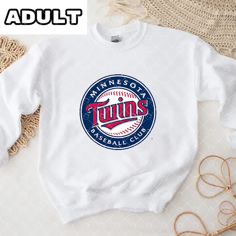 Baby Minnesota Twins Baseball Romper and Adult Sweatshirt