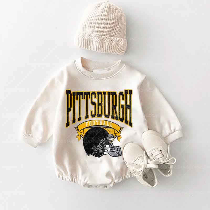 Baby  Football Romper And Matching Adult Hoodie