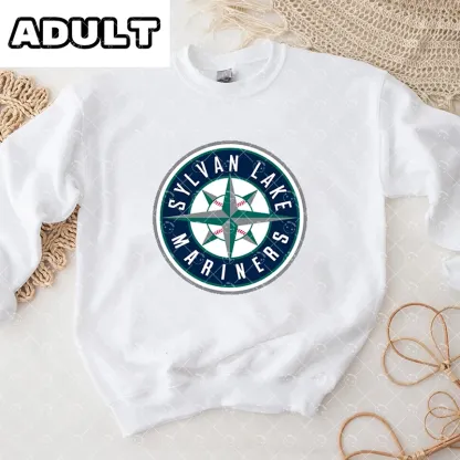 Baby Sylvan Lake Minor  Baseball Romper and Adult Sweatshirt