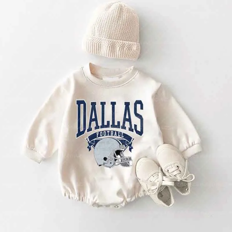 Baby football Romper and Adult Sweatshirt