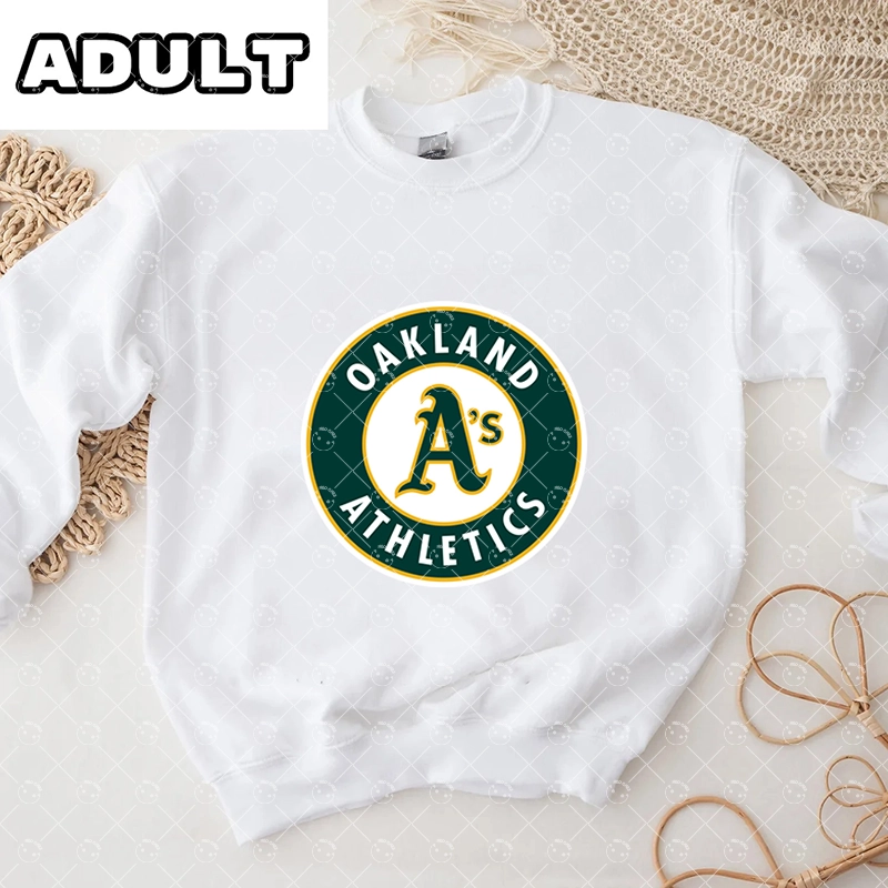 Baby Oakland Athletics Baseball Romper and Adult Sweatshirt