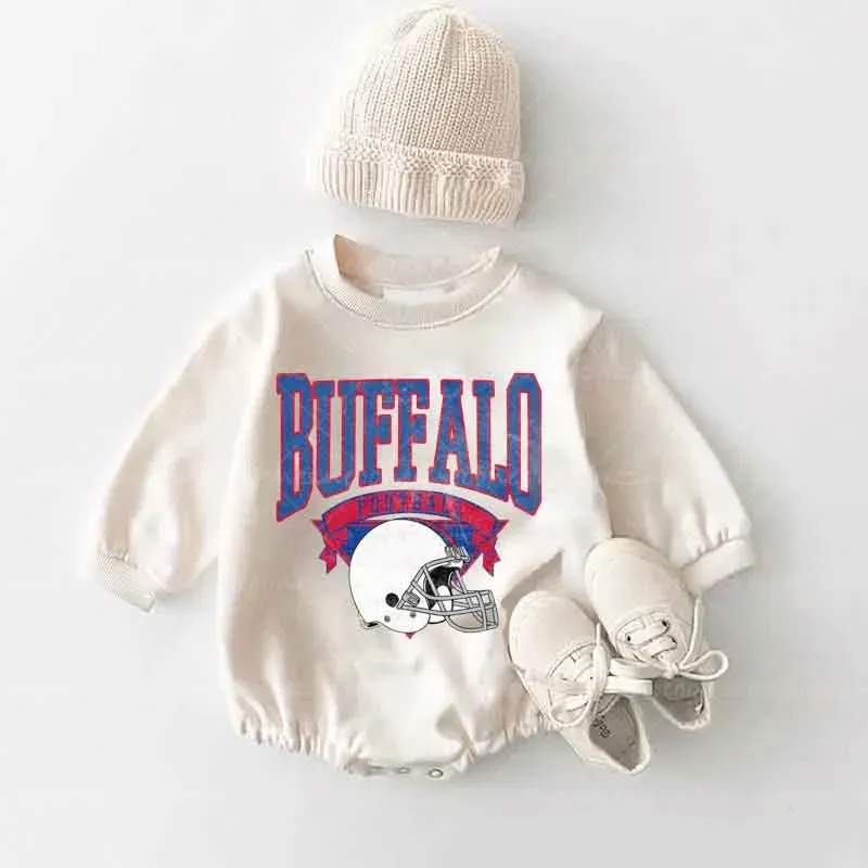 Baby football Romper and Adult Sweatshirt