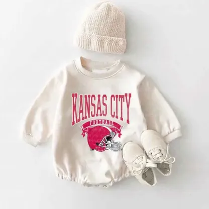 Baby football Romper and Adult Sweatshirt
