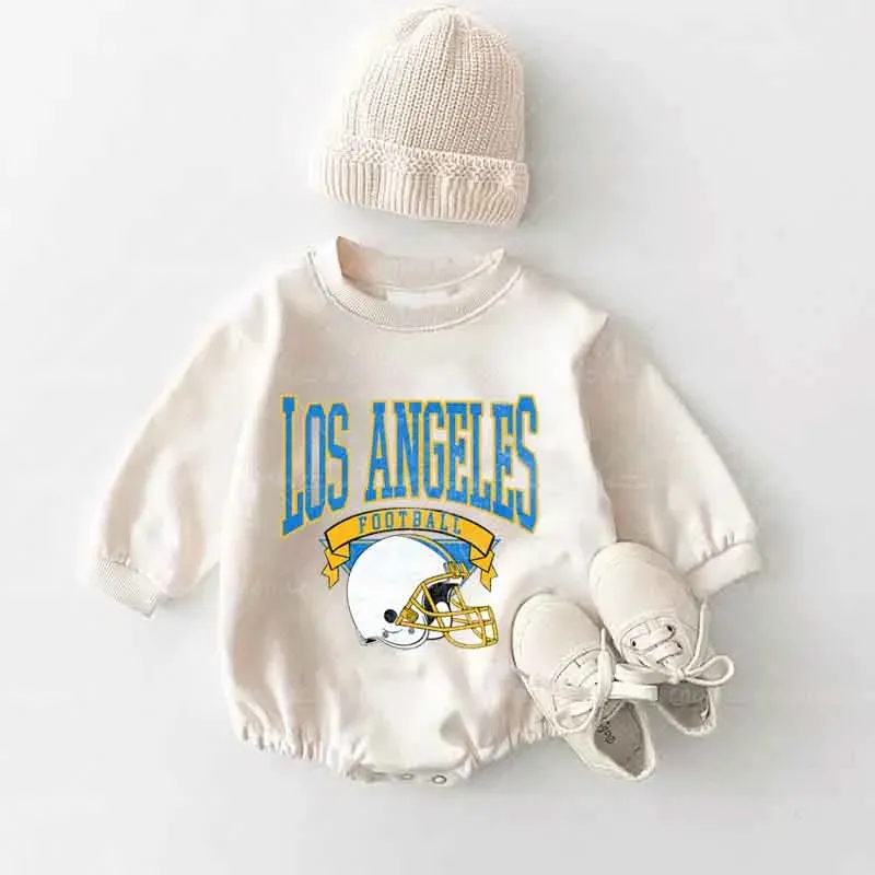 Baby football Romper and Adult Sweatshirt