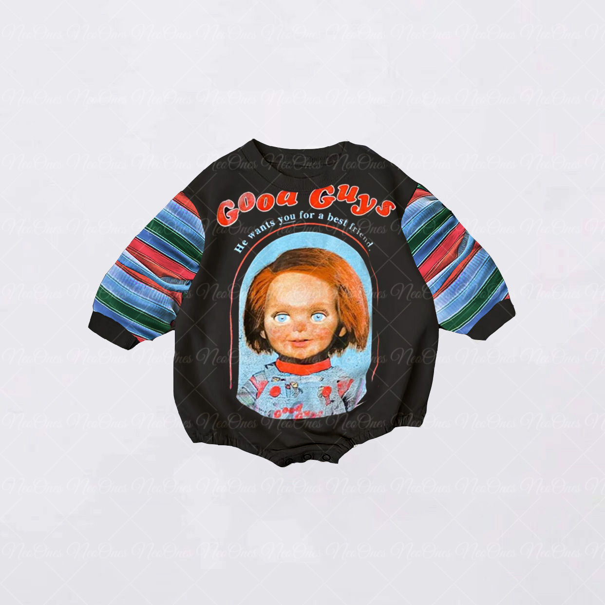 Baby Halloween Print Romper