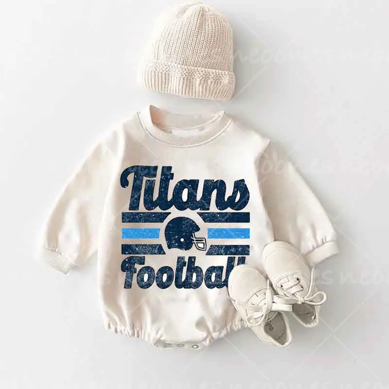 Baby football Romper and Adult Sweatshirt