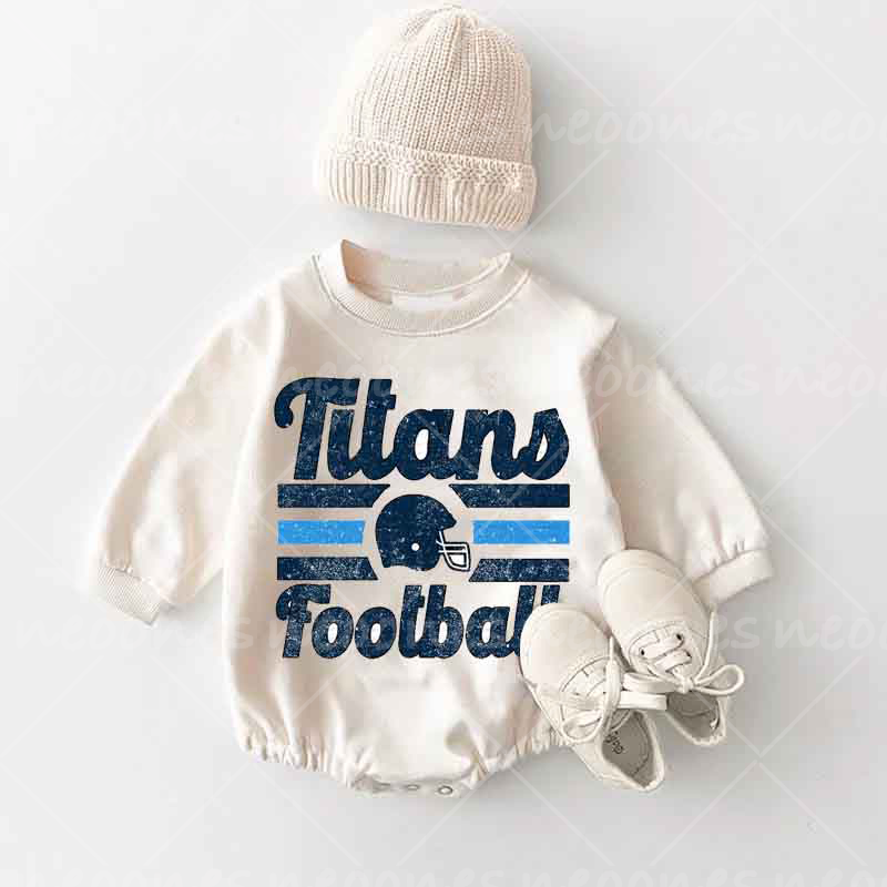 Baby Tennessee Titans Romper and Adult Sweatshirt