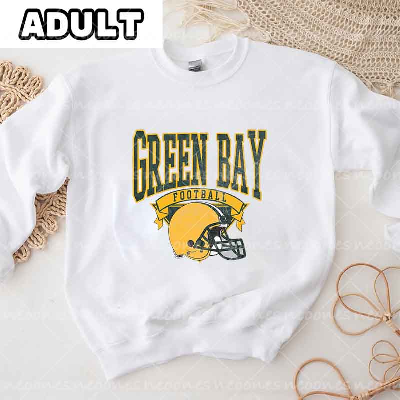 Baby Green Bay Romper and Adult Sweatshirt
