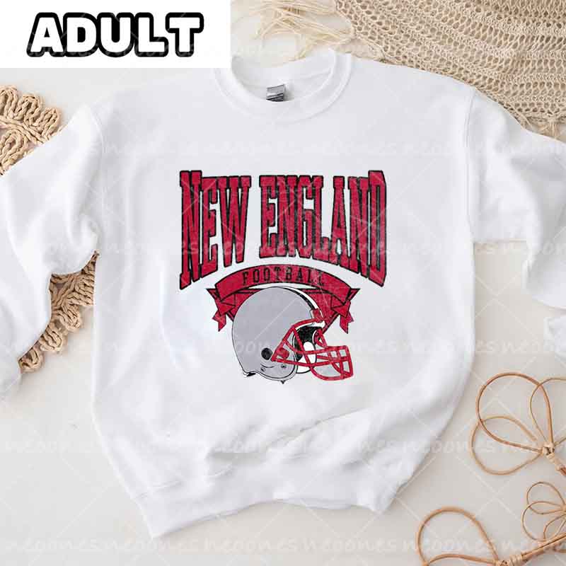 Baby New England Patriots Romper and Adult Sweatshirt