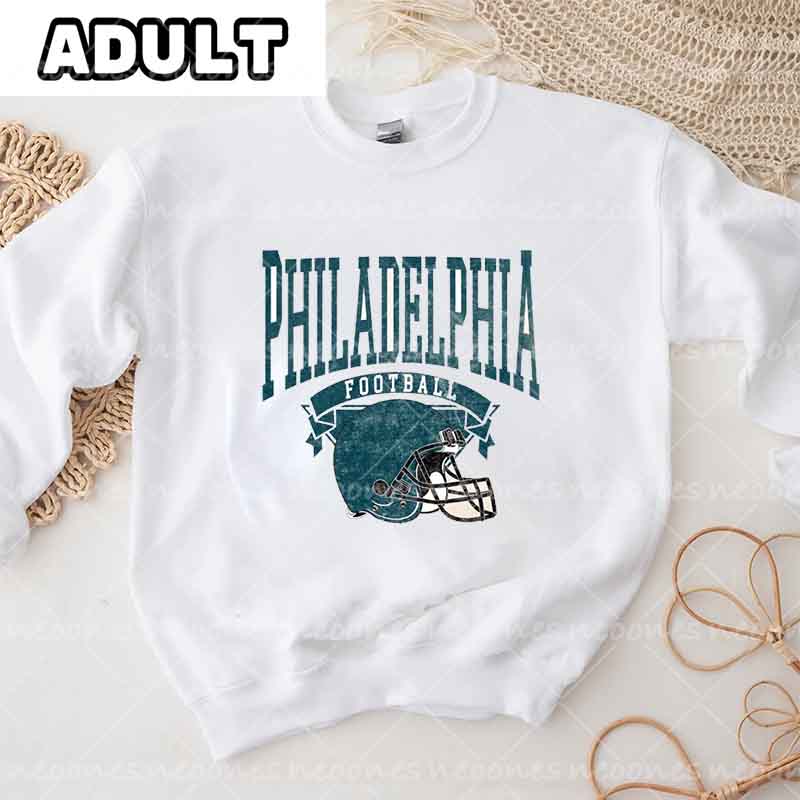 Baby  Philadelphia football Romper and Adult Sweatshirt