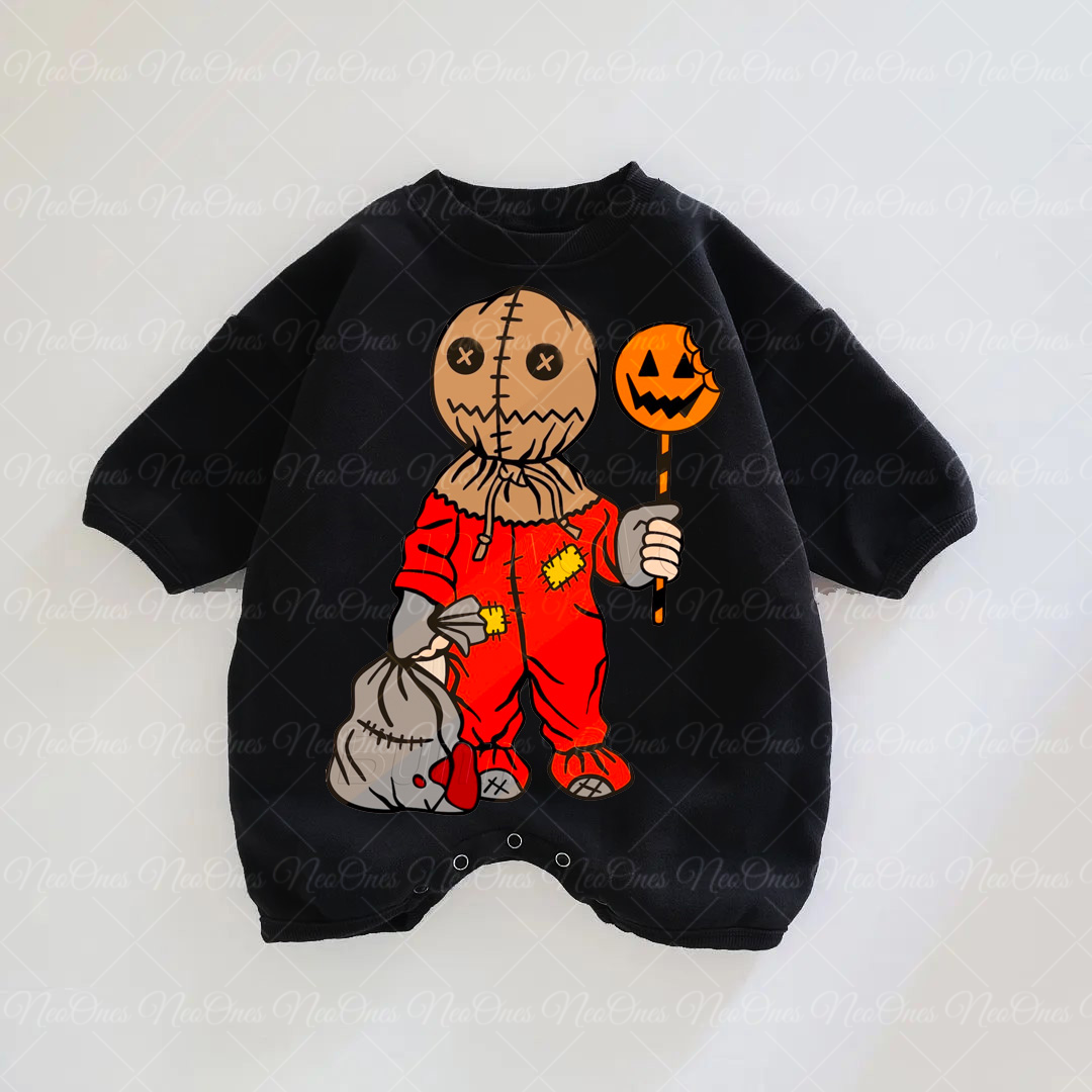 Baby Trick R Treat Print romper