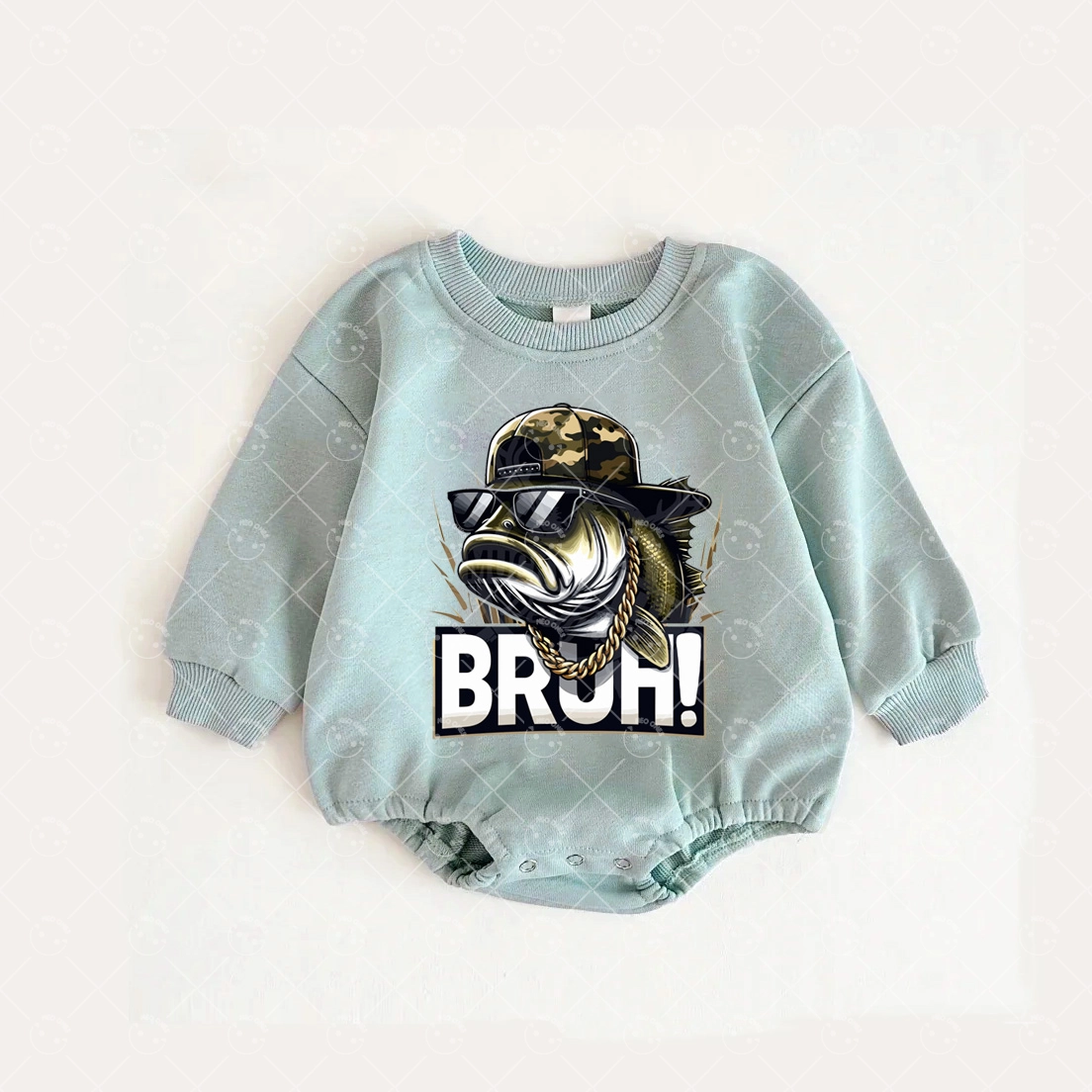 Baby Bass Fishing Romper