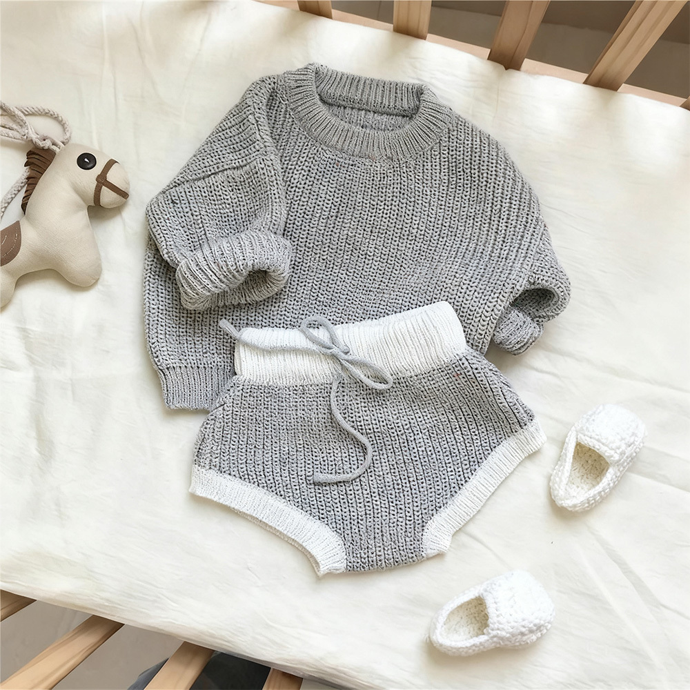 Baby Knitted Sweater Set