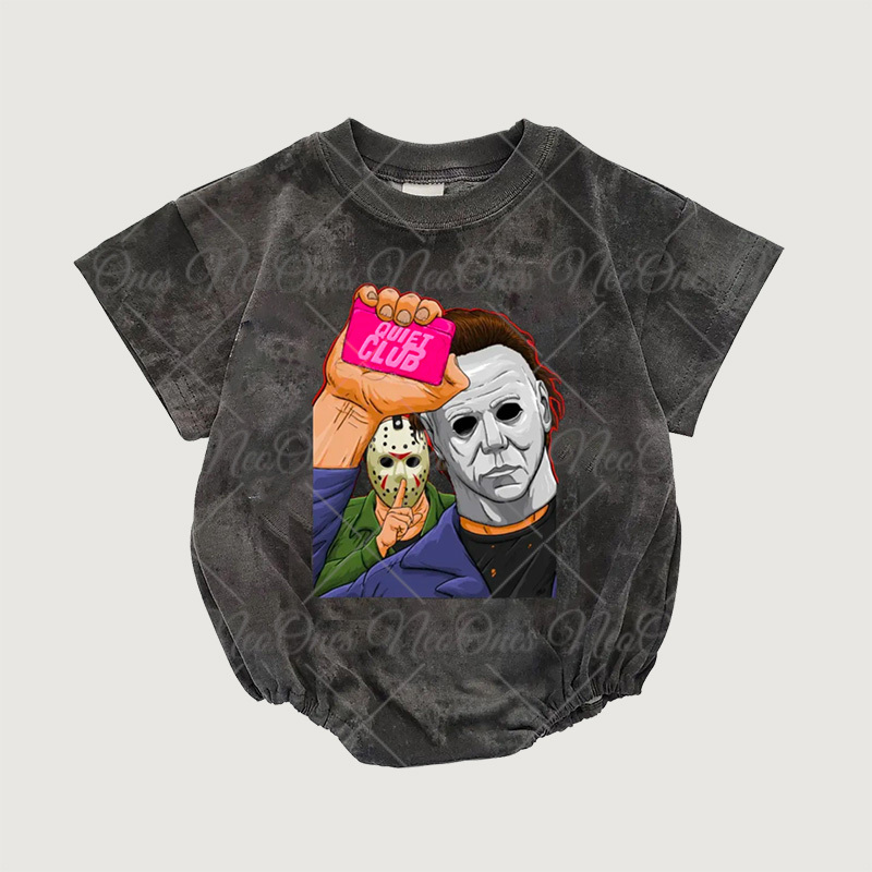 Baby Quiet Club Print Romper