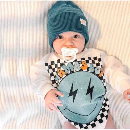 Baby MAMA BOY Print Bodysuit