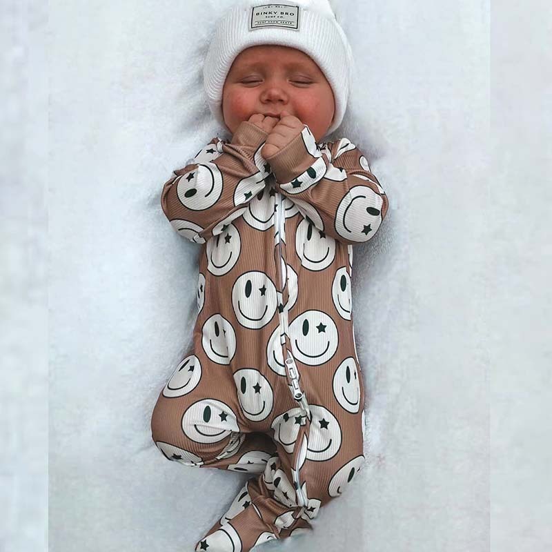 Baby Smiley Print Romper