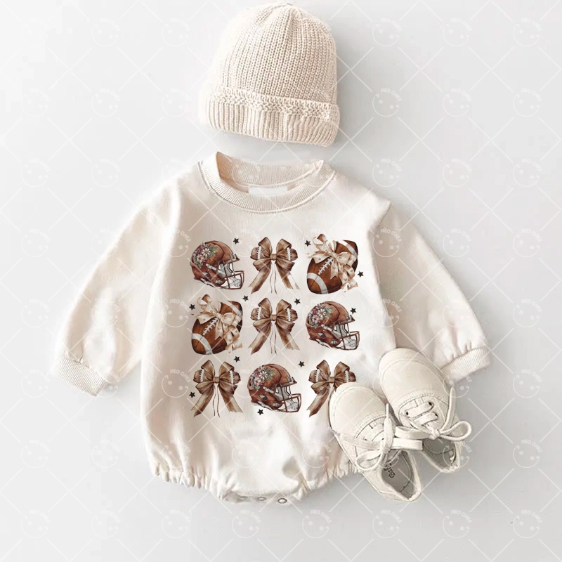 Baby Game Day  Romper and Adult Sweatshirt