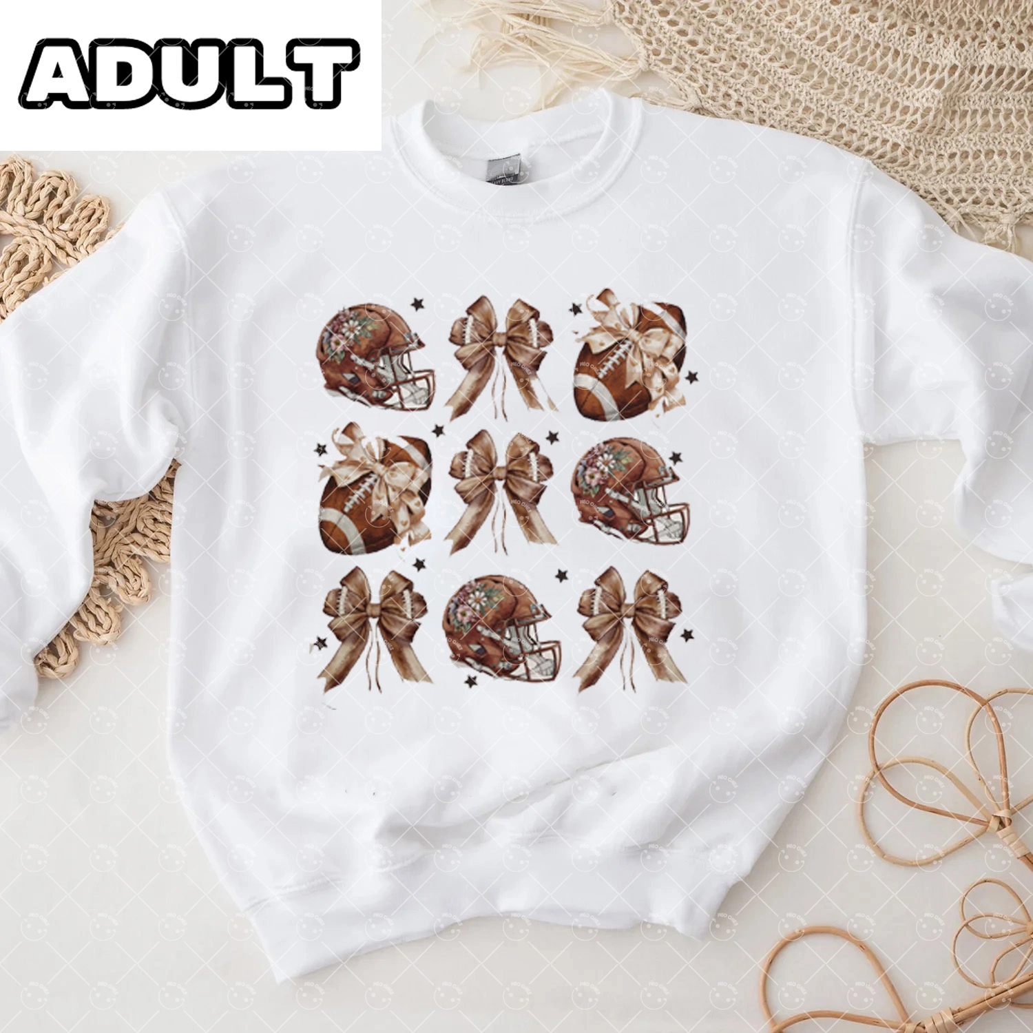 Baby Game Day  Romper and Adult Sweatshirt