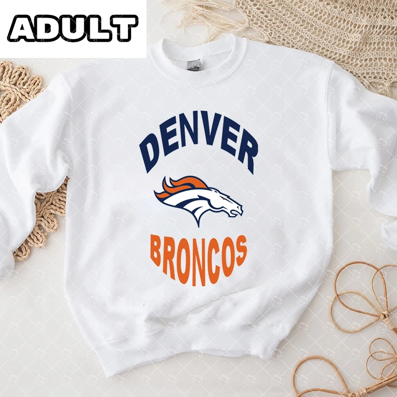 Baby Denver Broncos Game Day Romper  and Adult Sweatshirt